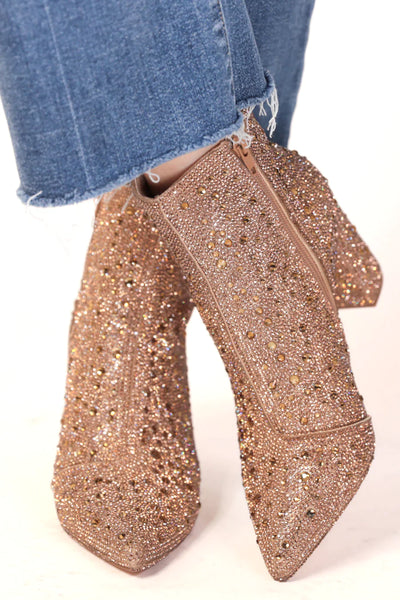 PREORDER: Made for Sparkling Rhinestone Booties